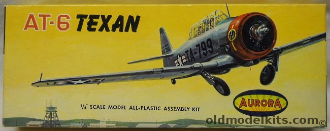 Aurora 1/48 AT-6 Texan, 70-79 plastic model kit